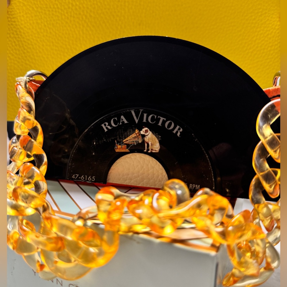 Vintage Mini Vynil Purse